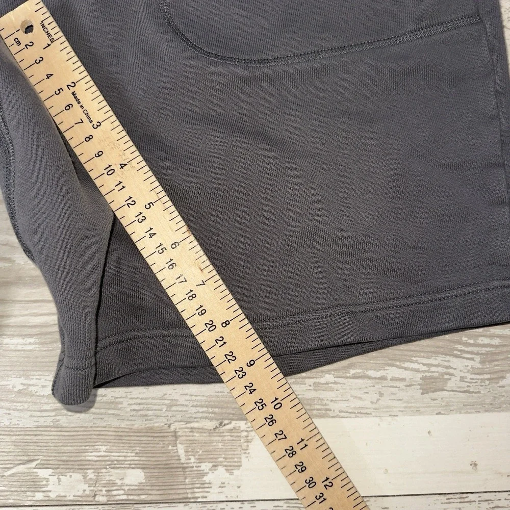 Banana Republic Organic Cotton Sweat Shorts Men's Large Gray Drawstring Casual